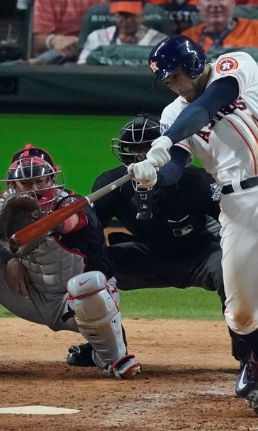 Late call: Springer phones Hinch, rehashes baserunning play